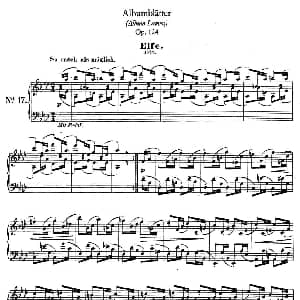 Albumblätter Op.124 钢琴谱 罗伯特 舒曼