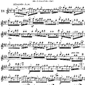 长笛曲谱 | 阿尔泰斯26首精选长笛练习曲 NO.18 Altes 阿尔泰斯