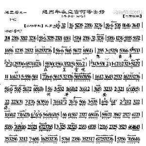 遇皇后 想当年在皇宫何等安好_歌曲简谱_词曲:暂无 恒流星制谱