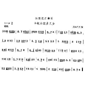 丰收山歌多又 云南花灯 中国民族民间舞曲选