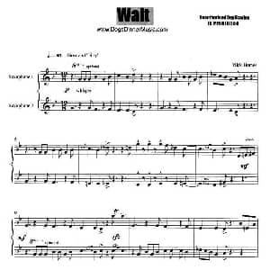 萨克斯谱 | Wait 二重奏